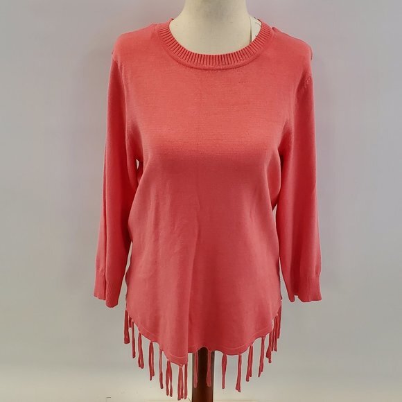 NWT Kim Rogers Pink Sweater - Picture 1 of 3